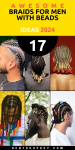 Innovative 2024 Men's Braids with Beads: Cultural Fusion & Modern Style