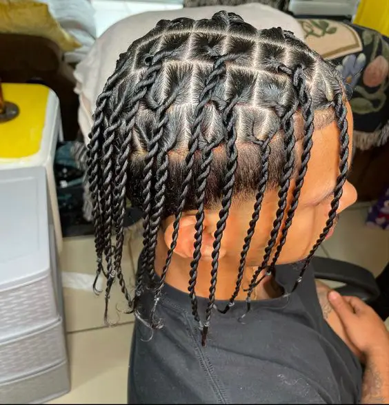 Explore the Bold World of Twist Braids for Men in 2024: Styles that ...