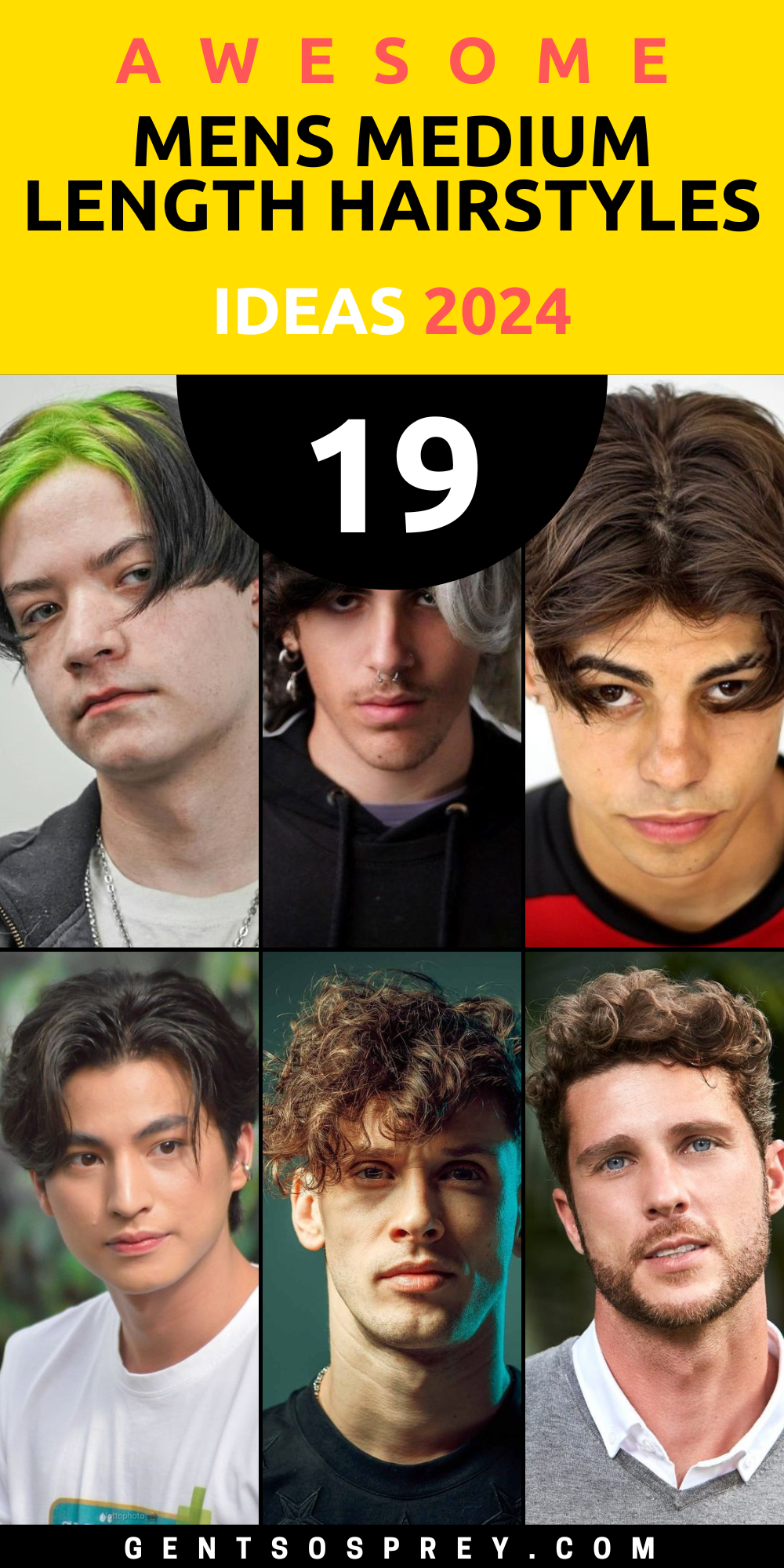 Top 19 Men's Medium Length Hairstyles 2024 Trendy Cuts for Every Style