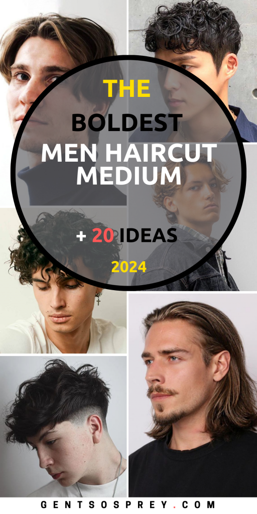 2024's Ultimate Guide to Medium Men's Haircuts: Trendy Styles to Rock ...