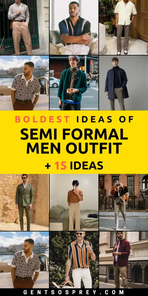 Embracing the Aesthetic: A Guide to 15 Semi Formal Men's Outfits in 2024