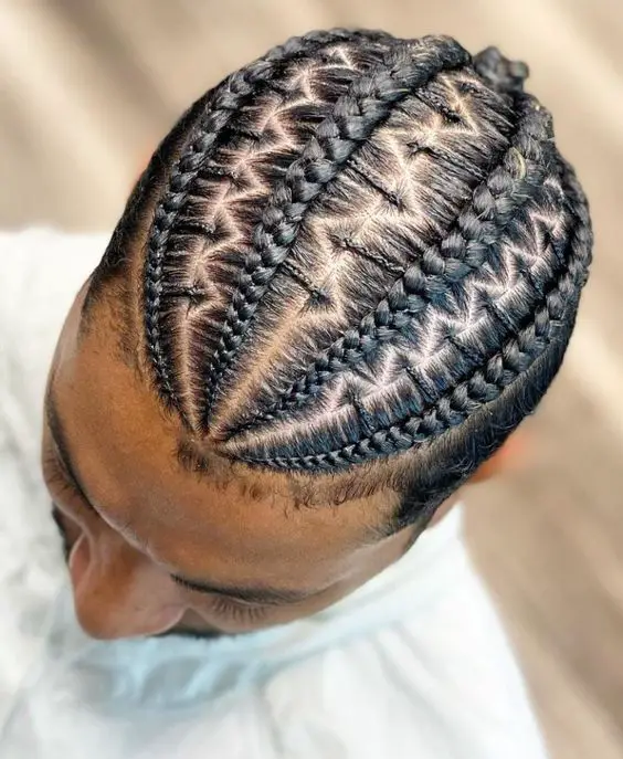 Discover Top 15 Zig Zag Cornrows Braids for Men in 2024 - Unleash Your ...