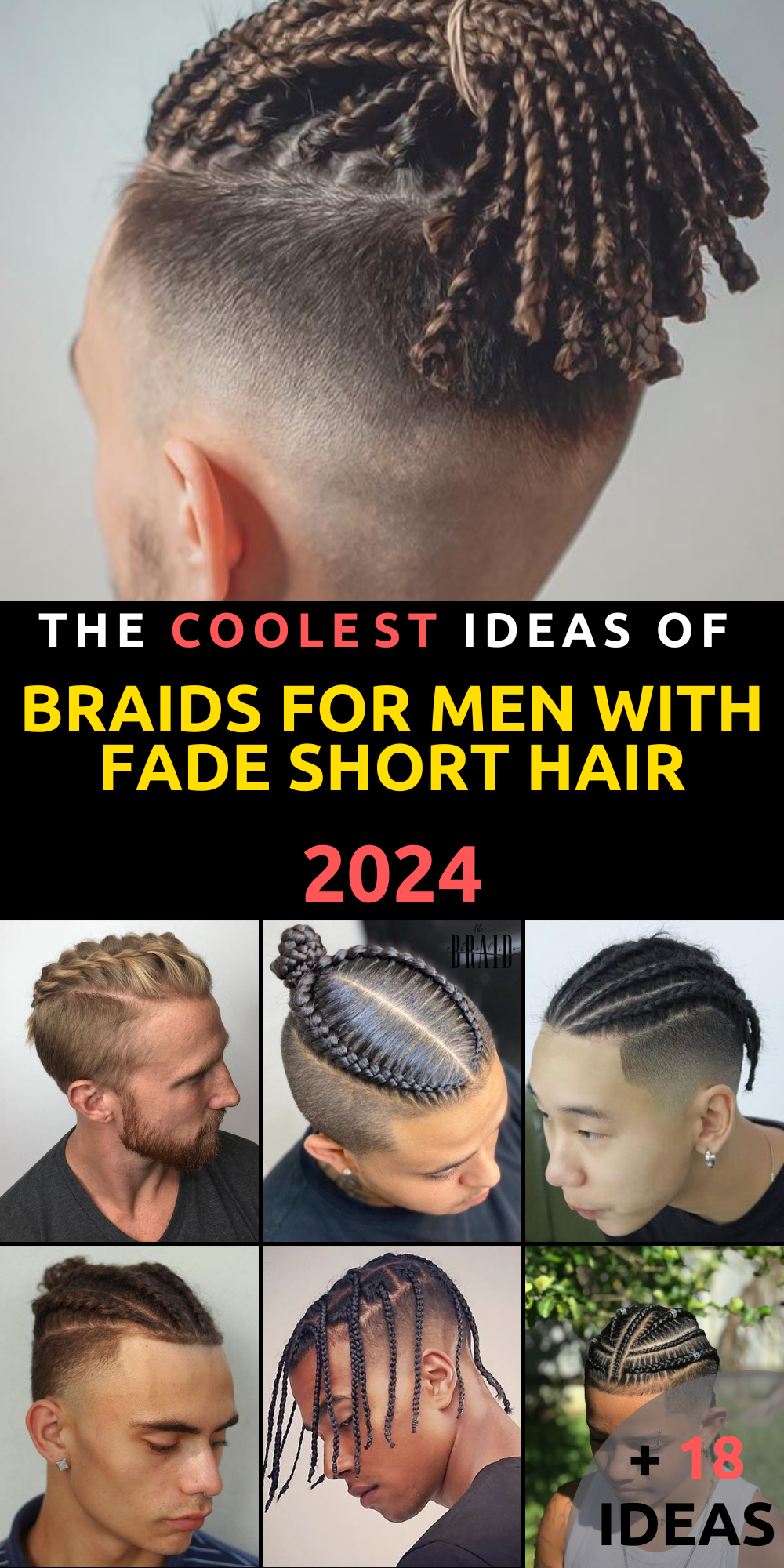 Elevate Your Look: Top 18 Men's Braided Hairstyles with Fade for Short ...