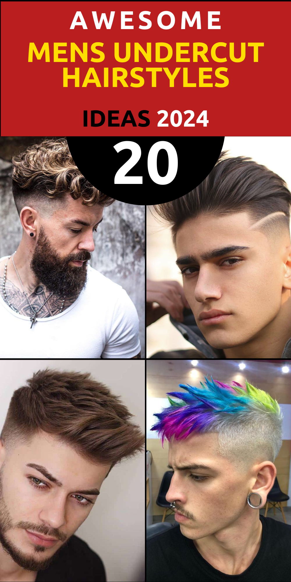 Top 20 Undercut Hairstyles for Men in 2024: Embrace Edgy and Classic ...