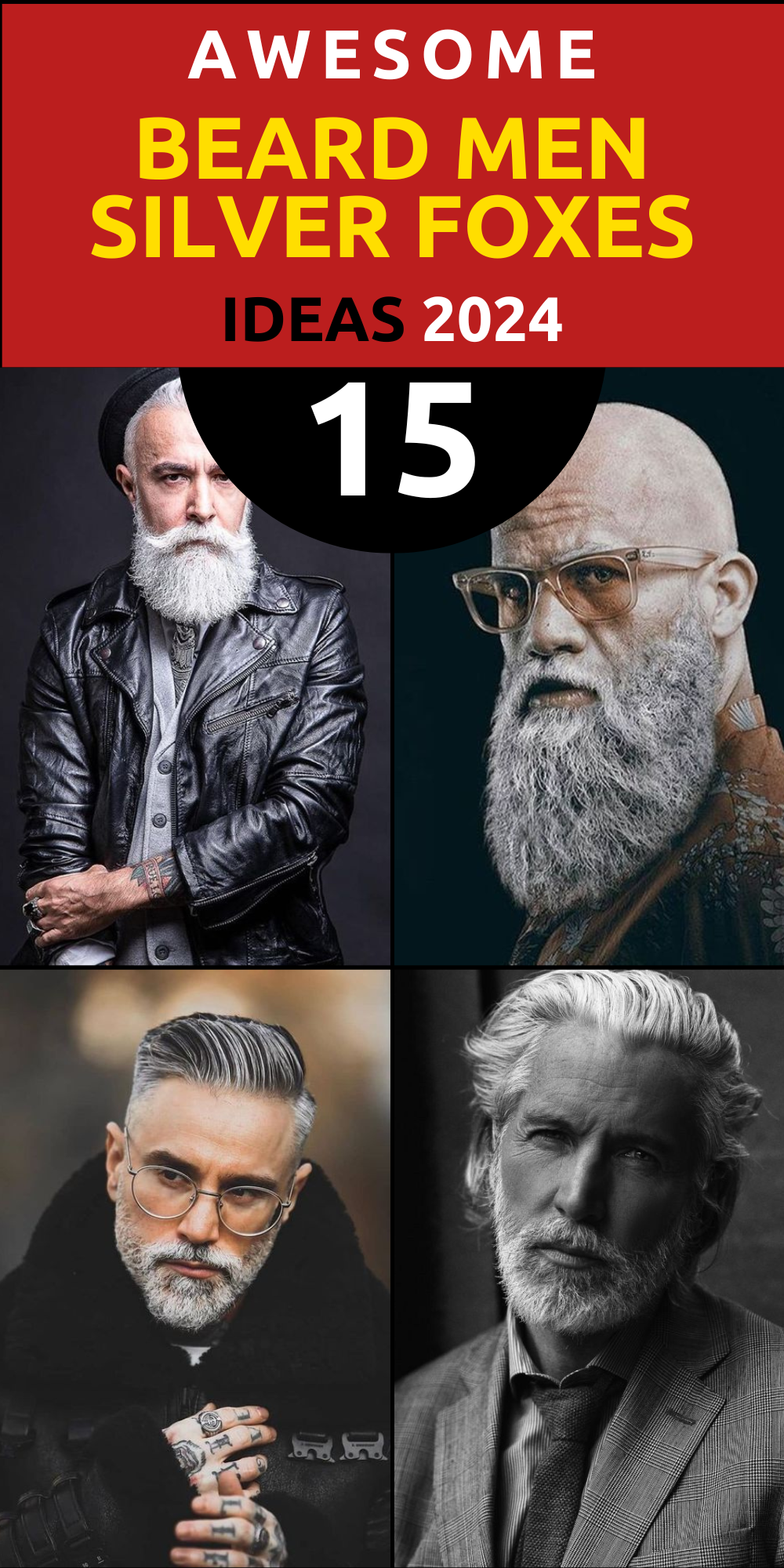 Silver Fox Beard Mastery: 15 Iconic Beard Styles For The Modern Mature ...