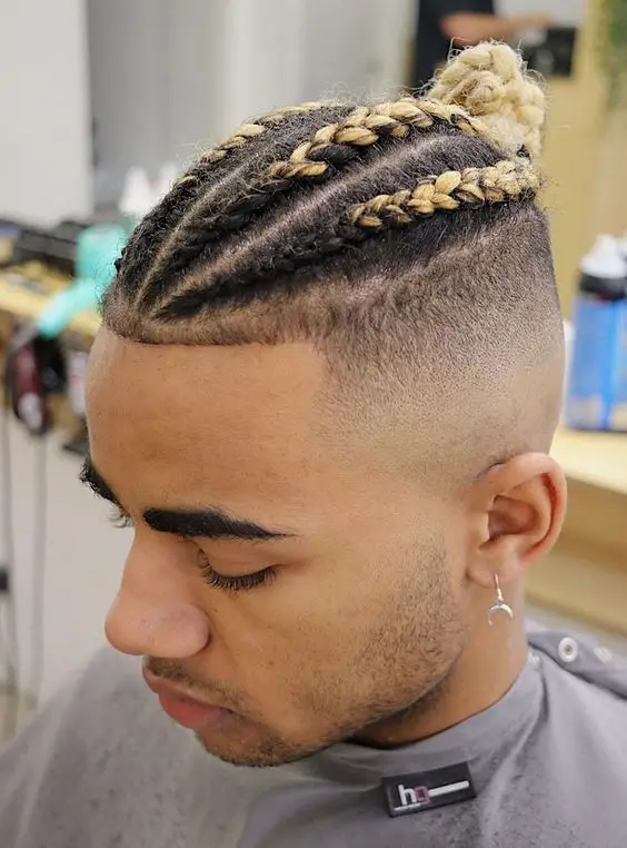 2024's Top 15 Fade Haircuts with Braids for Men: Embrace Edgy Trends ...