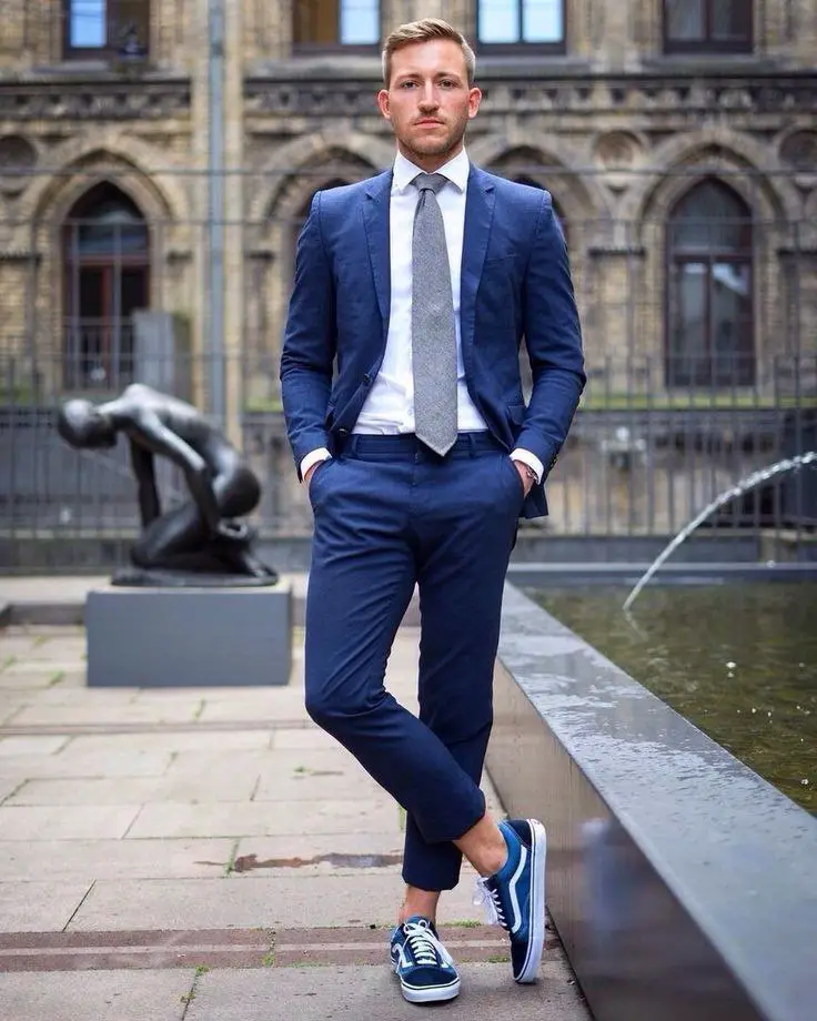 Explore the Chic World of Men's Suits with Sneakers: Top 17 ...