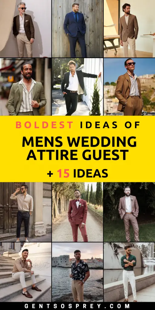 2024's Ultimate Guide: 15 Stylish Men’s Wedding Guest Attire Ideas for ...