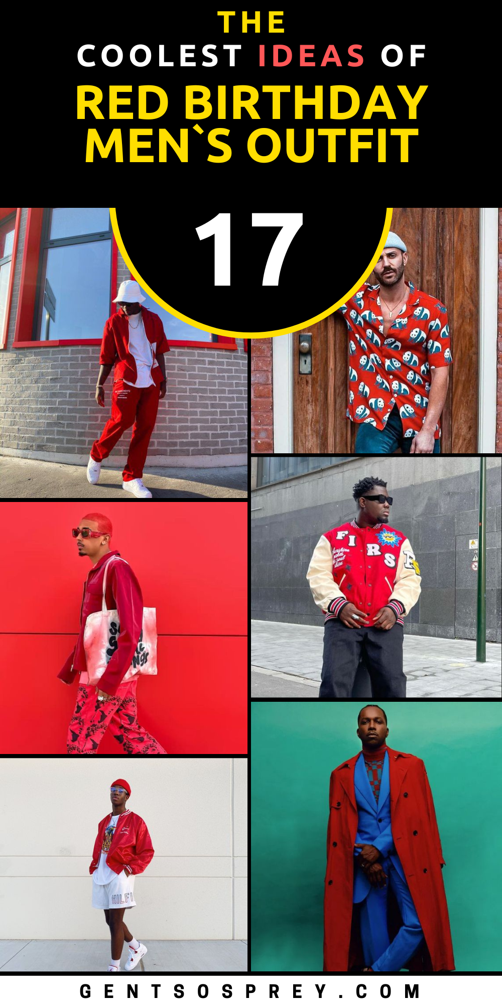 Men's Red Birthday Outfits 2024 17 Stylish Ideas to Stand Out